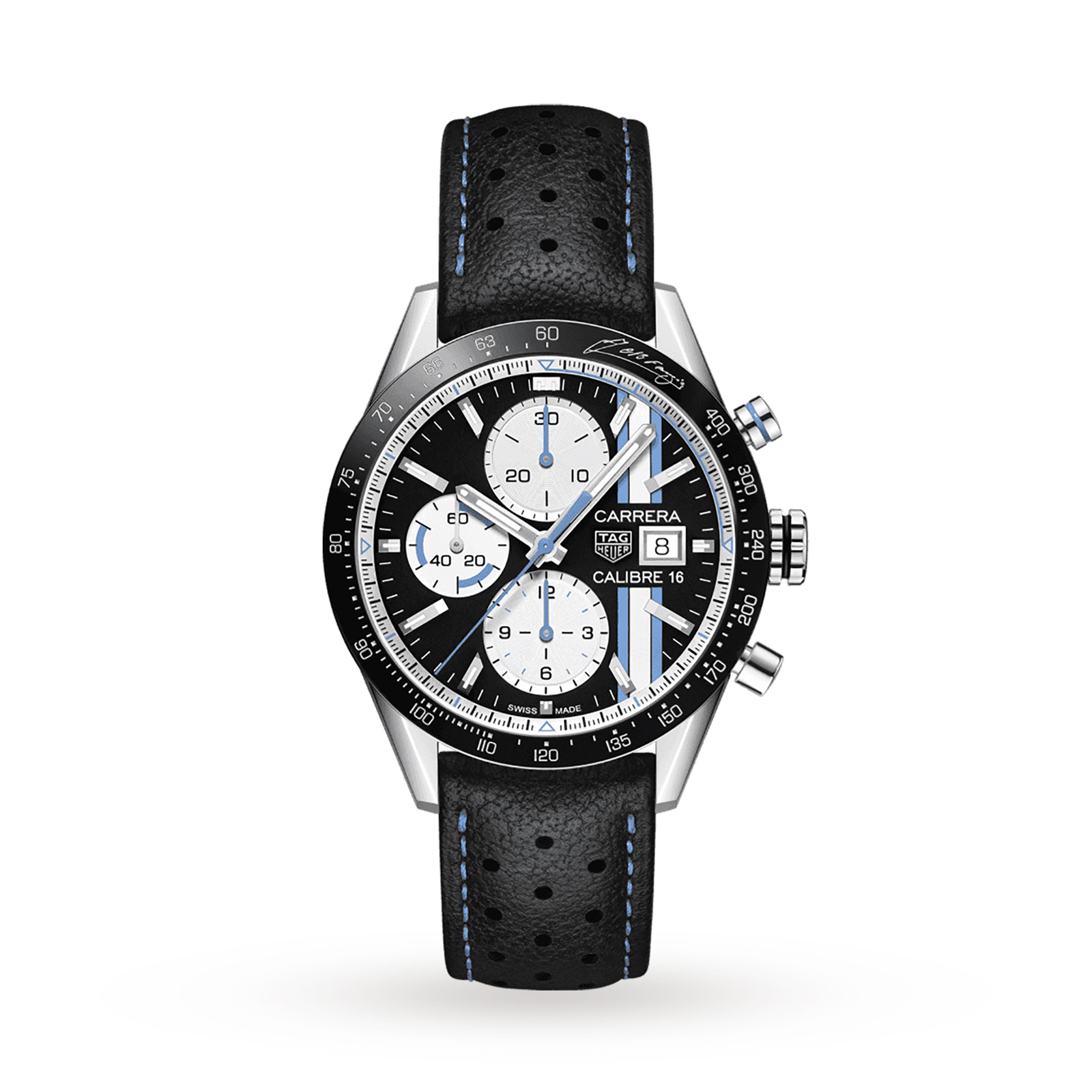 Swiss TAG Heuer Limited Edition Carrera 41mm Mens Watch CV201AT.FC6475